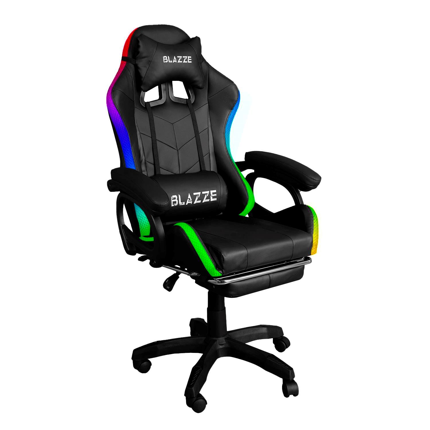 Silla Gamer Ergonómica Buff RGB Negro